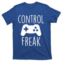 Control Freak Funny Video Game Player Joke Gaming Quote Pun Gift T-Shirt