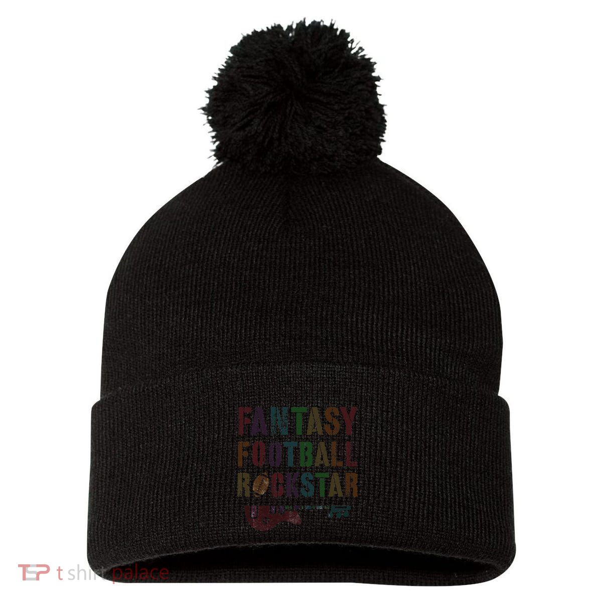 Cute Fantasy Football Rockstar King Rockstar Newbie King Pom Pom 12in Knit Beanie