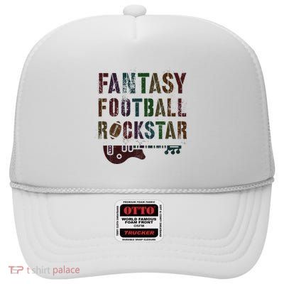 Cute Fantasy Football Rockstar King Rockstar Newbie King High Crown Mesh Back Trucker Hat