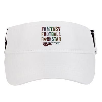 Cute Fantasy Football Rockstar King Rockstar Newbie King Adult Drive Performance Visor