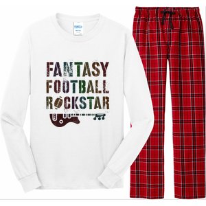 Cute Fantasy Football Rockstar King Rockstar Newbie King Long Sleeve Pajama Set