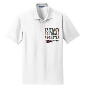 Cute Fantasy Football Rockstar King Rockstar Newbie King Dry Zone Grid Polo