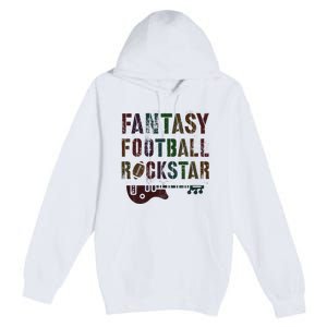 Cute Fantasy Football Rockstar King Rockstar Newbie King Premium Pullover Hoodie