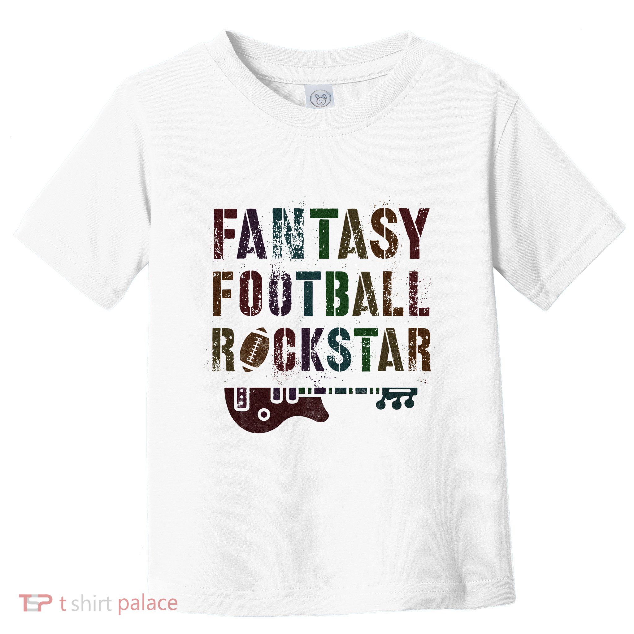 Cute Fantasy Football Rockstar King Rockstar Newbie King Toddler T-Shirt