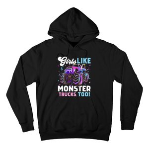 Cute Monster Truck Like Monster Trucks Too  Hoodie