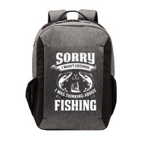 Cool Fishing For  Wo Fisherman Bass Trout Fish Hunting Vector Backpack