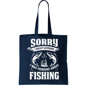 Cool Fishing For  Wo Fisherman Bass Trout Fish Hunting Tote Bag