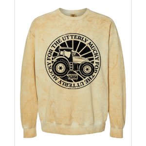 ClarksonS Farm For The Utterly Mucky Colorblast Crewneck Sweatshirt