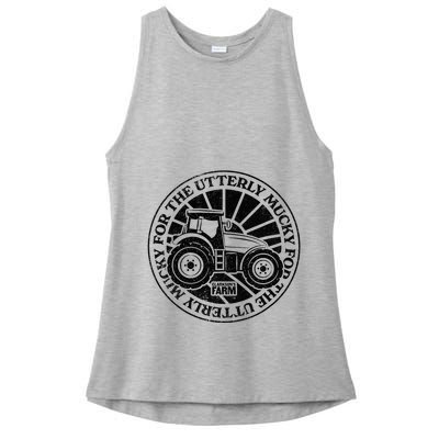 ClarksonS Farm For The Utterly Mucky Ladies PosiCharge Tri-Blend Wicking Tank