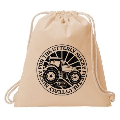 ClarksonS Farm For The Utterly Mucky Drawstring Bag