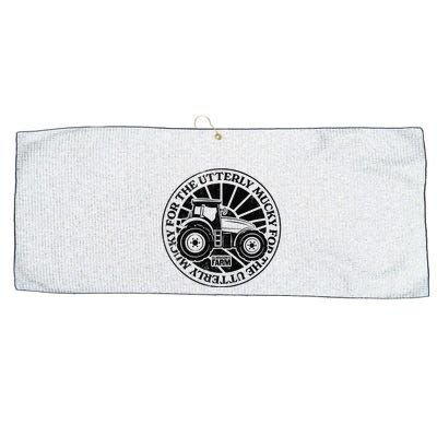 ClarksonS Farm For The Utterly Mucky Large Microfiber Waffle Golf Towel