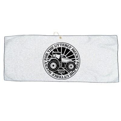 ClarksonS Farm For The Utterly Mucky Large Microfiber Waffle Golf Towel