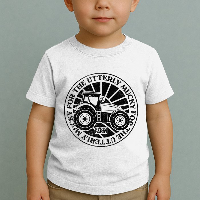 ClarksonS Farm For The Utterly Mucky Toddler T-Shirt