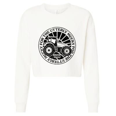 ClarksonS Farm For The Utterly Mucky Cropped Pullover Crew