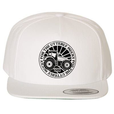 ClarksonS Farm For The Utterly Mucky Wool Snapback Cap