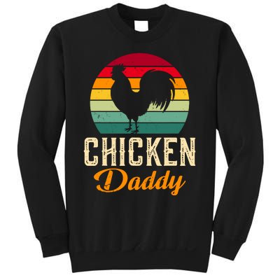 Chicken Farm Funny Dad Chicken Whisperer Chicken Daddy Sweatshirt