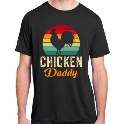 Chicken Farm Funny Dad Chicken Whisperer Chicken Daddy Adult ChromaSoft Performance T-Shirt