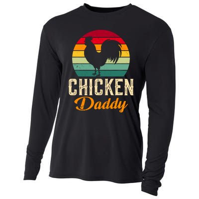 Chicken Farm Funny Dad Chicken Whisperer Chicken Daddy Cooling Performance Long Sleeve Crew