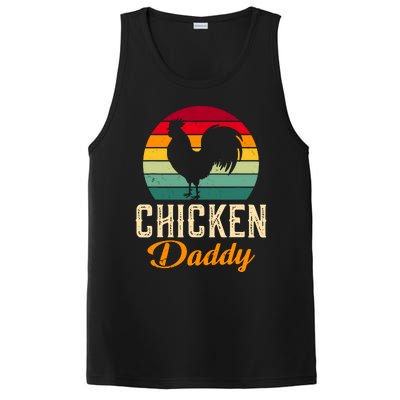 Chicken Farm Funny Dad Chicken Whisperer Chicken Daddy PosiCharge Competitor Tank