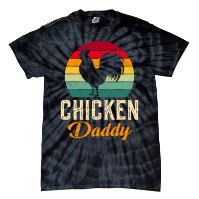 Chicken Farm Funny Dad Chicken Whisperer Chicken Daddy Tie-Dye T-Shirt