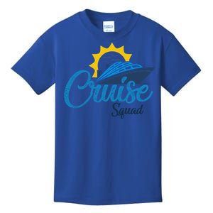 Cruise FamilyVacation Funny Distressed Cruise Squad Meaningful Gift Kids T-Shirt