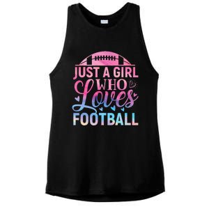 Cute Football For Just A Who Loves Football Ladies PosiCharge Tri-Blend Wicking Tank