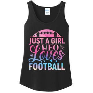 Cute Football For Just A Who Loves Football Ladies Essential Tank