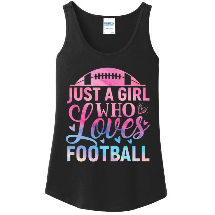 Cute Football For Just A Who Loves Football Ladies Essential Tank