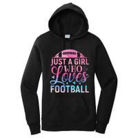 Cute Football For Just A Who Loves Football Women's Pullover Hoodie