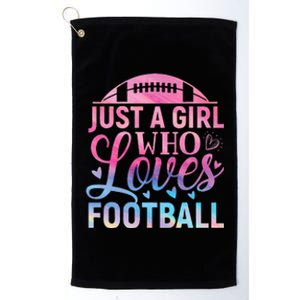 Cute Football For Just A Who Loves Football Platinum Collection Golf Towel