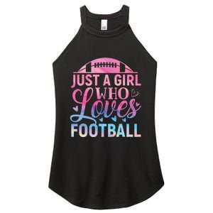 Cute Football For Just A Who Loves Football Women's Perfect Tri Rocker Tank