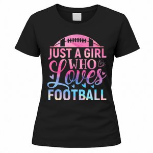 Cute Football For Just A Who Loves Football Women's T-Shirt