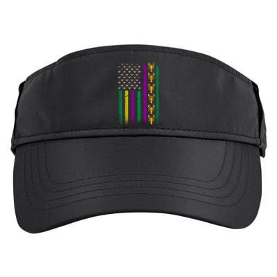Crawfish Fleur-De-Lis Flag Mardi Gras  Adult Drive Performance Visor