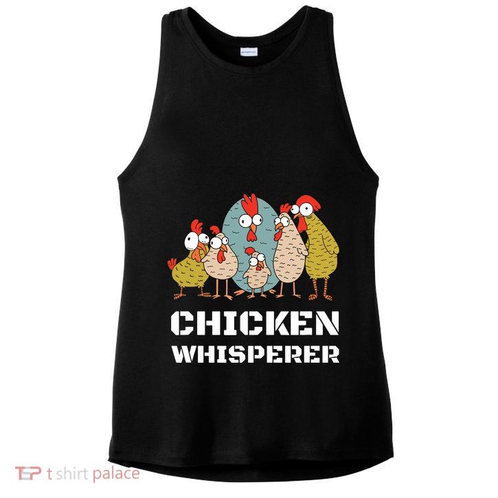 Chickens For Farmers Chicken Keepers Chicken Whisperer Ladies PosiCharge Tri-Blend Wicking Tank