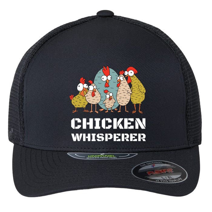 Chickens For Farmers Chicken Keepers Chicken Whisperer Flexfit Unipanel Trucker Cap