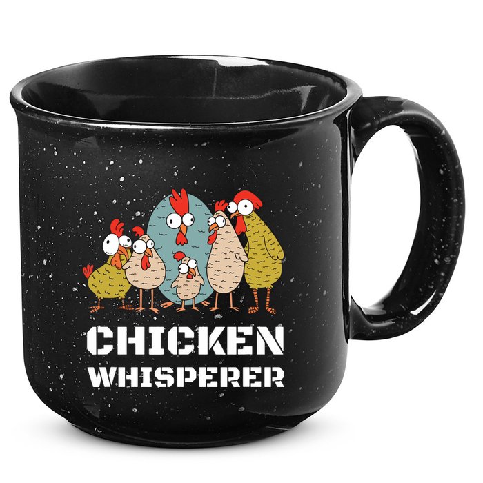 Chickens For Farmers Chicken Keepers Chicken Whisperer 15oz Campfire Ceramic Mug