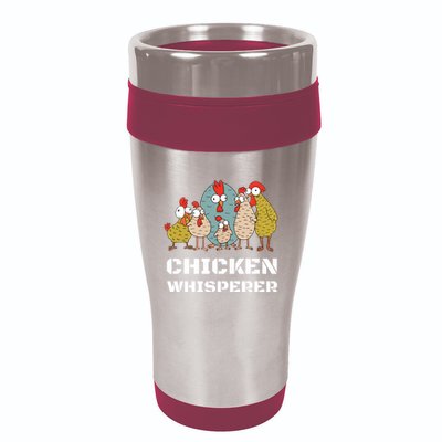 Chickens For Farmers Chicken Keepers Chicken Whisperer 16oz Travel Tumbler