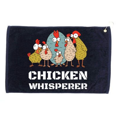 Chickens For Farmers Chicken Keepers Chicken Whisperer Grommeted Golf Towel