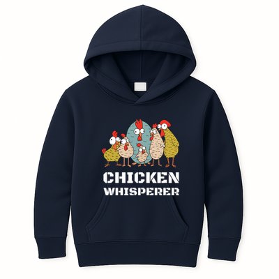 Chickens For Farmers Chicken Keepers Chicken Whisperer Kids Hoodie