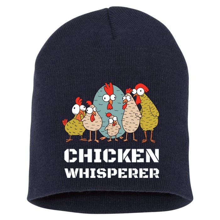 Chickens For Farmers Chicken Keepers Chicken Whisperer Short Acrylic Beanie
