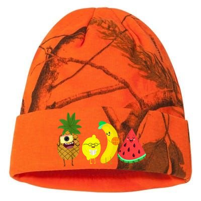 Cute Fruit Friends Family Summer Party Kati Licensed 12" Camo Beanie