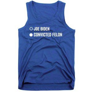 Convicted Felon Funny Pro Trump 2024 Gift Tank Top