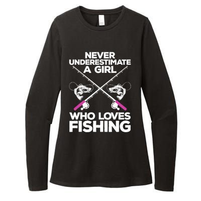 Cool Fishing For Wo Girl Fisherman Fish Lure Saltwater Womens CVC Long Sleeve Shirt