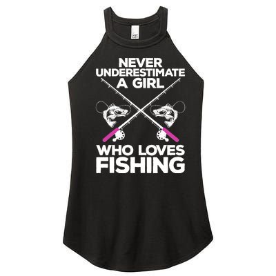 Cool Fishing For Wo Girl Fisherman Fish Lure Saltwater Women’s Perfect Tri Rocker Tank