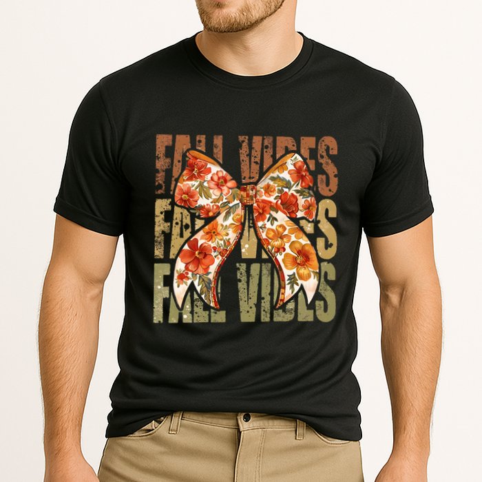 Coquette Floral Fall Vibes Autumn Performance Shirt