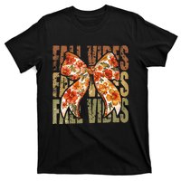 Coquette Floral Fall Vibes Autumn T-Shirt