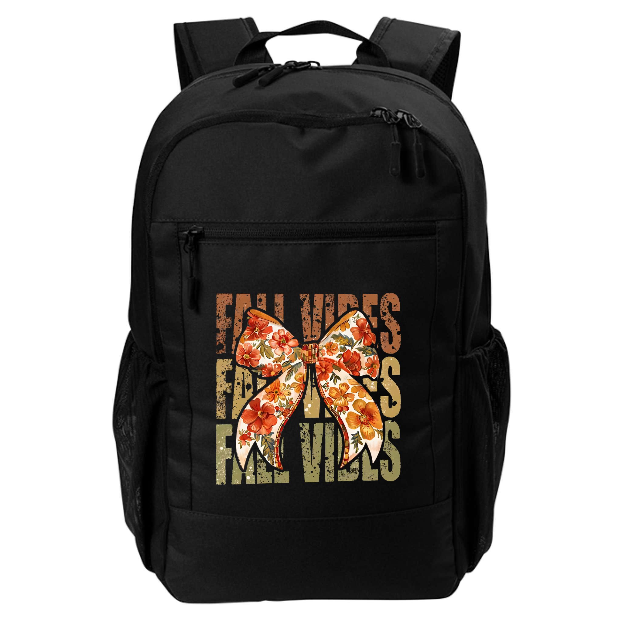 Coquette Floral Fall Vibes Autumn Backpack
