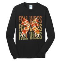 Coquette Floral Fall Vibes Autumn Tall Long Sleeve T-Shirt