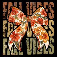 Coquette Floral Fall Vibes Autumn Premium T-Shirt