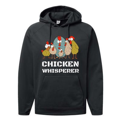 Chickens For Farmers Chicken Keepers & Chicken Whisperer Performance Fleece Hoodie